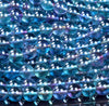 Natural Blue Fluorite Gemstone Grade AAA Round 5MM 6MM 7MM 8MM 9MM Loose Beads (D471)