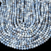 Natural Angelite Gemstone Grade AA 5-6MM Micro Faceted Round Loose Beads 15 inch Full Strand (80018227-P97)