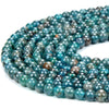 Natural Blue Apatite Gemstone Grade AA Round 2-3MM 3MM Loose Beads 15 inch Full Strand (P101)
