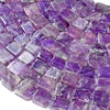 Natural Chevron Amethyst Gemstone Cube 9-11MM 10-13MM 11-15MM Loose Beads (D422)