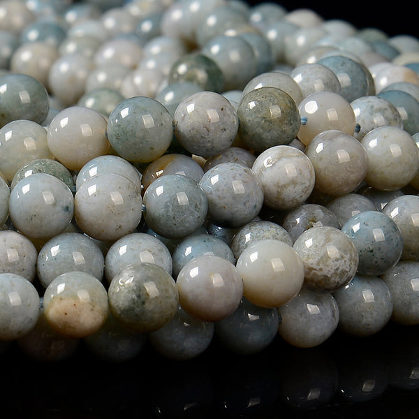 Natural Blue Ocean Jasper Gemstone Grade A Round 7MM 8MM 9MM 10MM Loose Beads (D590)