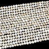 Natural Baroque Freshwater Ivory White Pearl Gemstone Pebble Nugget 6-7MM Loose Beads (S30)