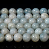 Natural Blue Ocean Jasper Gemstone Grade AAA Round 7MM 8MM 9MM 10MM Loose Beads (D589)