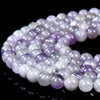 Natural Chevron Amethyst Gemstone Grade A Round 6MM Loose Beads (D491)