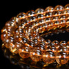 Natural Citrine Gemstone Grade AAA Round 5MM 6MM 7MM 8MM 9MM 10MM 11MM 12MM Loose Beads (D515)