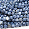 Natural Blue Coral Gemstone Grade AAA Round 4MM 6MM 8MM 10MM Loose Beads (D483)