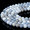 Natural Angelite Gemstone Grade AA 5-6MM Micro Faceted Round Loose Beads 15 inch Full Strand (80018227-P97)
