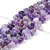 Natural Chevron Amethyst Gemstone 11X15MM Teardrop Loose Beads (D426)