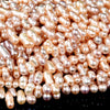 Natural Freshwater Peach Pearl Gemstone Peanut 8-11MM 10-13MM Loose Beads (S30)