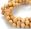 Natural Bamboo 6MM 8MM Round Loose Beads (D472)
