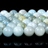 Natural Aquamarine Gemstone Grade A Round 7-8MM Loose Beads (D492)