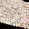 Natural Baroque Freshwater Ivory White Cream Pearl Gemstone Potato Nugget 5-7MM Loose Beads (S29)