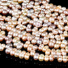 Natural Freshwater Peach Pearl Gemstone Peanut 8-11MM 10-13MM Loose Beads (S30)
