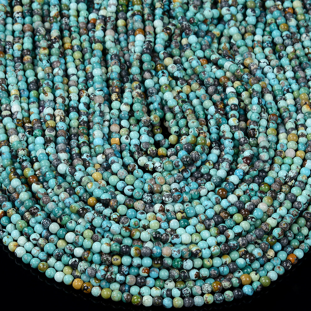 1 Full Strand 6mm 8mm 10mm Turquoise Round Beads african 1 Full Strand 6mm 8mm 10mm Turquoise Round Beads african