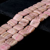 Natural Argentina Rhodochrosite Gemstone Grade A Square 10MM 12MM 14MM 16MM 18MM 20MM Loose Beads (D353)