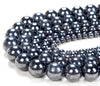 Natural Black Sugilite Gemstone Round 4MM 5MM 6MM 7MM 8MM 9MM 10MM 11MM 12MM 13MM Loose Beads (D181)