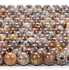 Natural Australian Opal Gemstone Grade AA Round 5MM 6MM 7MM 8MM Loose Beads (D308)