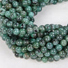 Natural Columbia Emerald Gemstone Grade AAA Round 3MM 4MM 5MM 6MM Beads (D70)