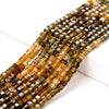 2MM Natural Yellow Tourmaline Gemstone Grade AAA Micro Faceted Diamond Cut Cube Loose Beads (P43)