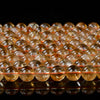 Natural Citrine Gemstone Grade AA Round 4MM 5MM 6MM 7MM 8MM 9MM 10MM Loose Beads (D94)
