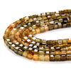 2MM Natural Yellow Tourmaline Gemstone Grade AAA Micro Faceted Diamond Cut Cube Loose Beads (P43)