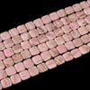 Natural Argentina Rhodochrosite Gemstone Grade A Square 10MM 12MM 14MM 16MM 18MM 20MM Loose Beads (D353)
