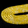2MM Yellow Agate Gemstone Grade AAA Micro Faceted Diamond Cut Cube Loose Beads (P43)