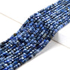 2MM Natural Dumortierite Gemstone Grade AAA Micro Faceted Diamond Cut Cube Loose Beads (P43)