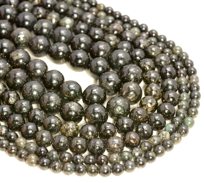 Golden Astrophyllite Gemstone Grade AAA Round 4MM 6MM 8MM Loose