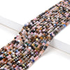 2MM Natural Galaxy Mix Stones Gemstone Micro Faceted Diamond Cut Cube Loose Beads (P42)