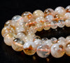 Natural Citrine Gemstone Round 4MM 5MM 6MM 7MM 8MM 9MM 10MM Loose Beads (D121)