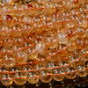 Natural Citrine Gemstone Grade AA Round 4MM 5MM 6MM 7MM 8MM 9MM 10MM Loose Beads (D94)