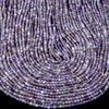Natural Chevron Amethyst Gemstone Grade A Round 2MM 3MM Loose Beads 15 Inch Full Strand (P63)
