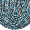 Natural Apatite Gemstone Grade A Micro Faceted Square Cube 4MM 4-5MM Loose Beads (P76)