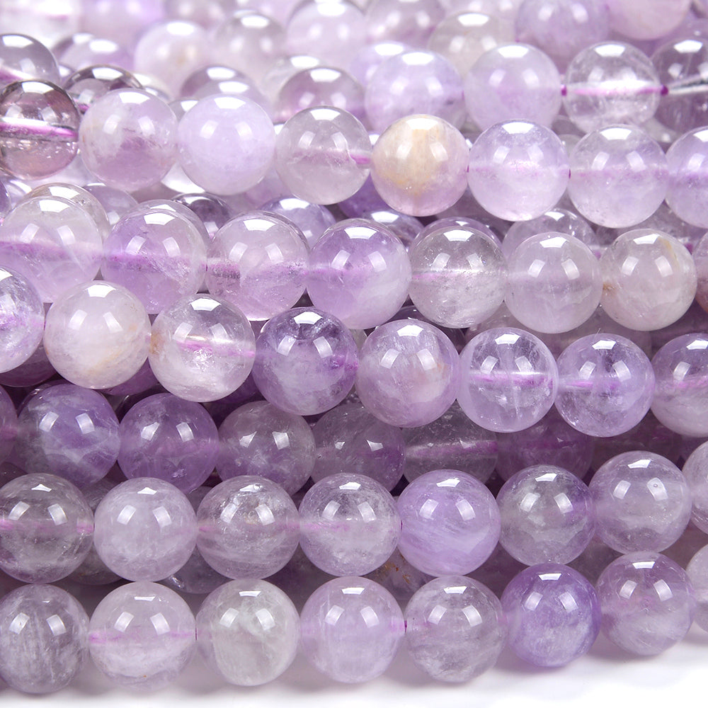 Natural Amethyst Beads AA Quality Gemstone Beads Round- 6,8,10 mm