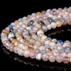 Natural Morganite Gemstone Grade AA 4MM Micro Faceted Round Loose Beads 15 inch Full Strand (80018184-P94)