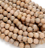 Natural Aromatic Sandalwood Mala Meditation Beads Round 6MM 8MM 10MM 12MM Loose Beads 16 inch BULK LOT (3-W0)
