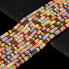 Multi Color Lava Gemstone Rondelle Heshi Slice 4X2MM 6X3MM Loose Beads (D646)