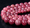 Rare Natural Thulite Pink Zoisite Gemstone Grade AAA Round 7MM 8MM 9MM 10MM 11MM 12MM 13MM Loose Beads (D225)