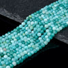 Green Jade Gemstone Grade AAA Micro Faceted Round 4MM Loose Beads 15 inch Full Strand (80018441-P101)