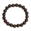 Natural Dark Rosewood Round Bracelet 6MM 8MM 10MM 12MM 7.5 inch Strand (S61)
