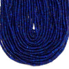 Lapis Blue Color Jade Gemstone Rondelle 4X2MM Loose Beads 14.5 inch Full Strand (80020063-D616)