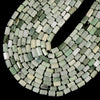 Natural Burma Jade Gemstone Faceted Cylinder Round Tube 10X5MM 11X7MM 12X8MM Loose Beads (D712)