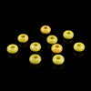 Natural Olive Jade Gemstone Large Hole Beads Rondelle Donut 14MM BULK LOT 2,6,12,24,50 Beads (80021204-S62)