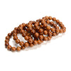 Natural Green Sandalwood Round Bracelet 6MM 8MM 10MM 12MM 7.5 inch Strand (S60)