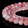 Candy Pink Persian Jade Gemstone Round 4MM 6MM 8MM 10MM Loose Beads (D569)