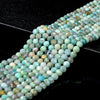 Natural Amazonite Gemstone Grade A 6-7MM Micro Faceted Round Loose Beads 15 inch Full Strand (80018247-P99)