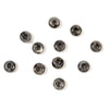 Natural Black Labradorite Larvikite Gemstone Large Hole Beads Rondelle Donut 14MM BULK LOT 2,6,12,24,50 Beads (80021192-S63)