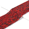 Red Turquoise Gemstone Round 4MM Loose Beads 15.5 inch Full Strand (80019211-P103)