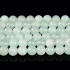 Mint Green Jade Gemstone Round 8MM Loose Beads 14.5 inch Full Strand (80020229-D629)
